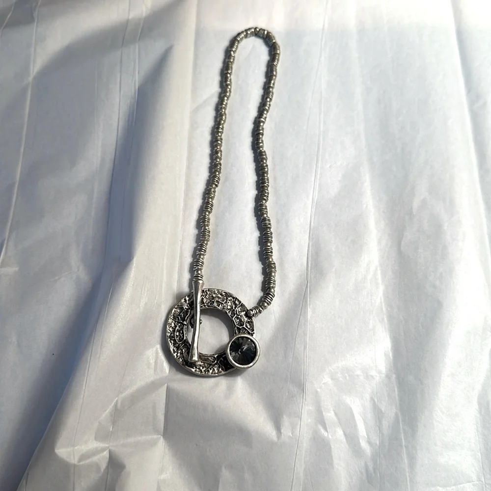 Sterling Silver jeweled necklace